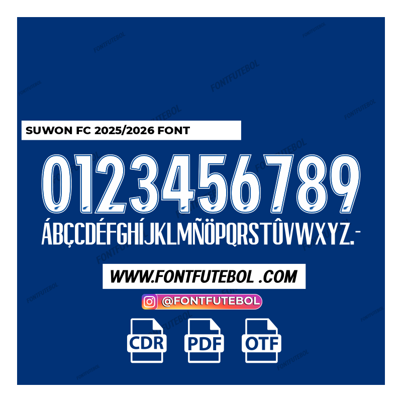 SUWON FC 2025/2026 FONT