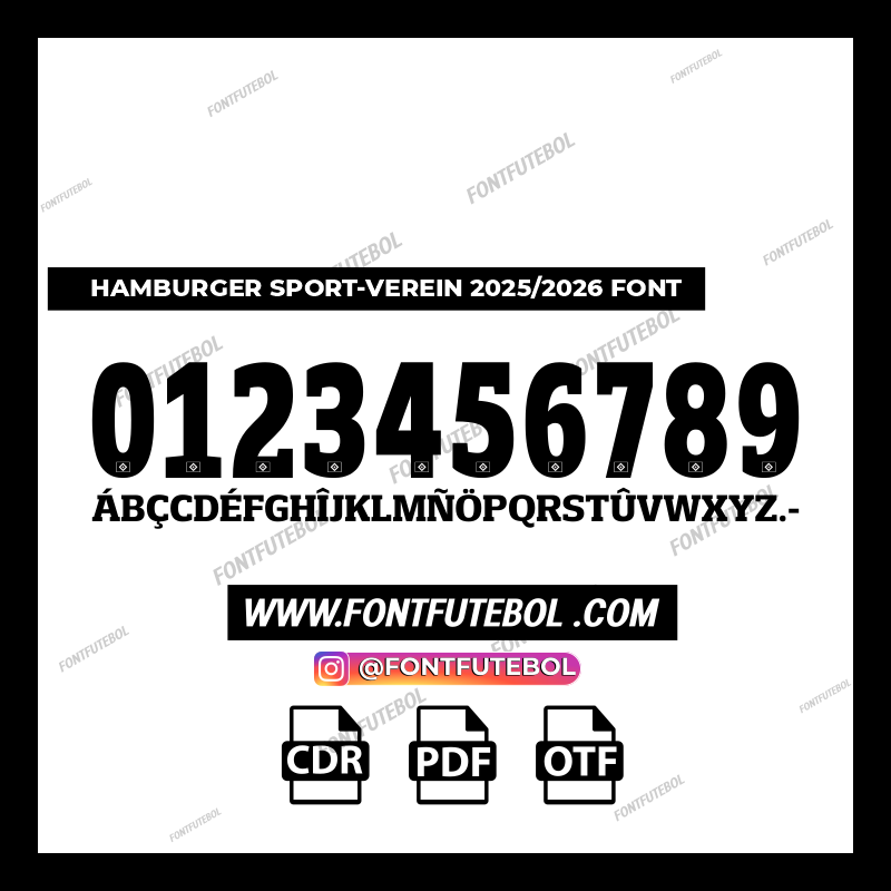 HAMBURGER SPORT-VEREIN 2025/2026 FONT