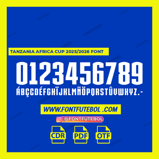 TANZANIA AFRICA CUP 2025/2026 FONT