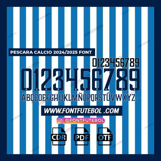 PESCARA CALCIO 2024/2025 FONT