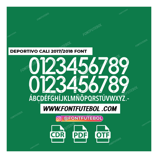 DEPORTIVO CALI 2017-2018 FONT