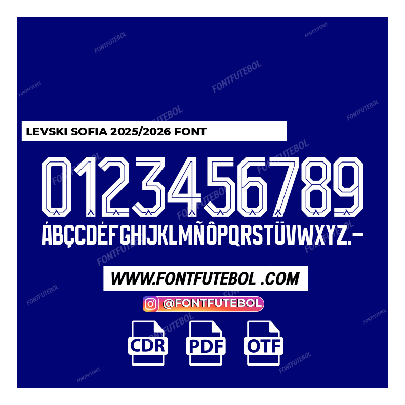 LEVSKI SOFIA 2025/2026 FONT