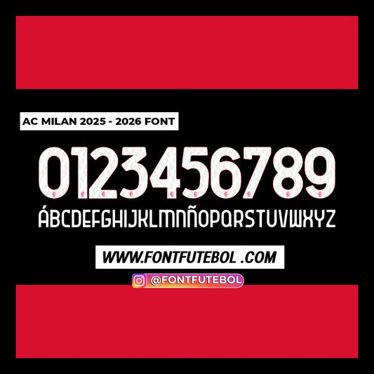 AC MILAN 2025/2026 FONT