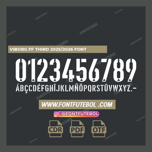 VIBORG FF THIRD 2025/2026 FONT