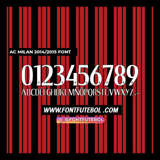 AC MILAN 2014/2015 FONT