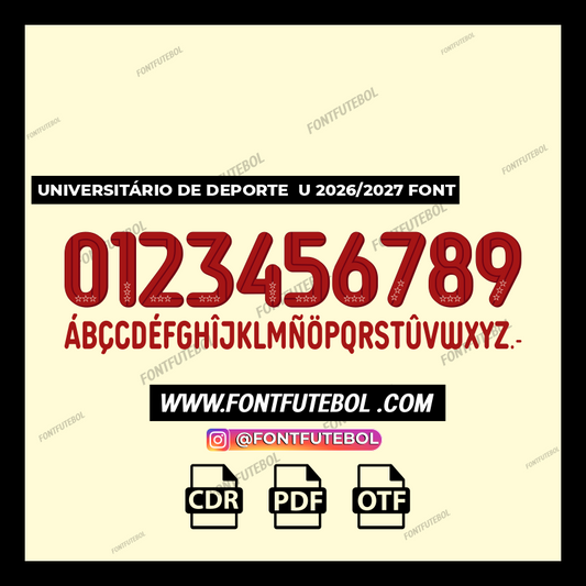 UNIVERSITARIO DE DEPORTES 2026 FONT
