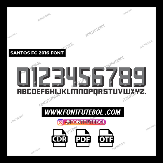 SANTOS FC 2016 FONT