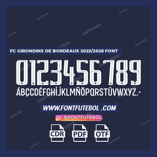 FC GIRONDINS DE BORDEAUX 2025/2026 FONT