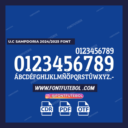 SAMPDORIA 2024/2025 FONT