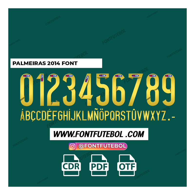 PALMEIRAS 2014 FONT