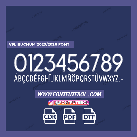 VFL BUCHUM 2025/2026 FONT