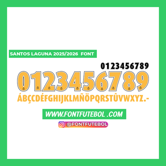 SANTOS LAGUNA 2025/2026 FONT