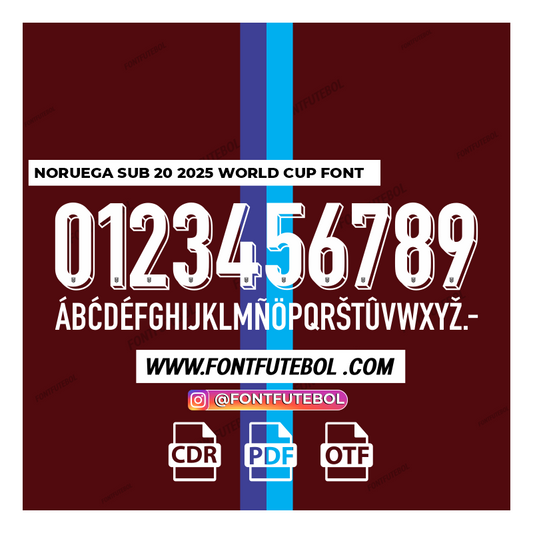 NORUEGA SUB 20 2025/2026 WORLD CUP FONT