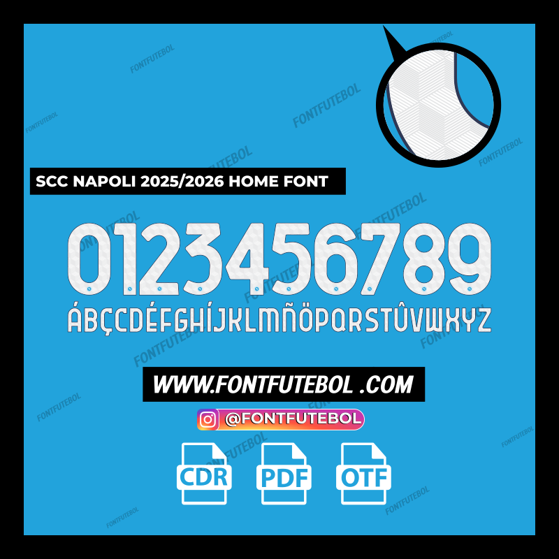 SCC NAPOLI 2025/2026 HOME FONT