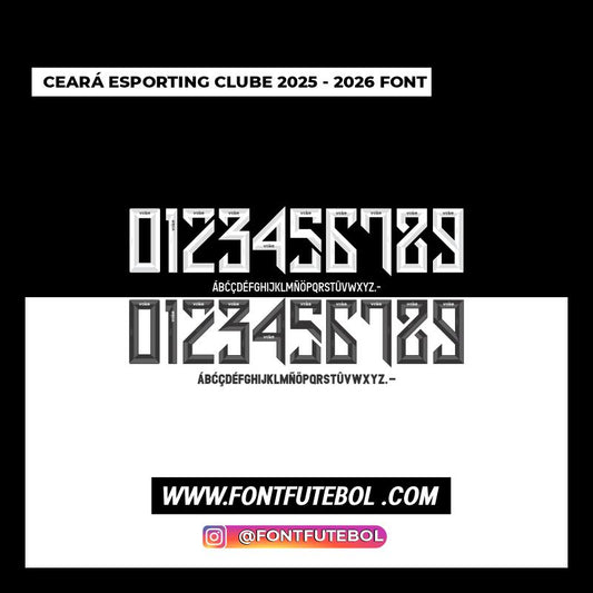 CEARÁ ESPORTING CLUBE 2025 - 2026 FONT