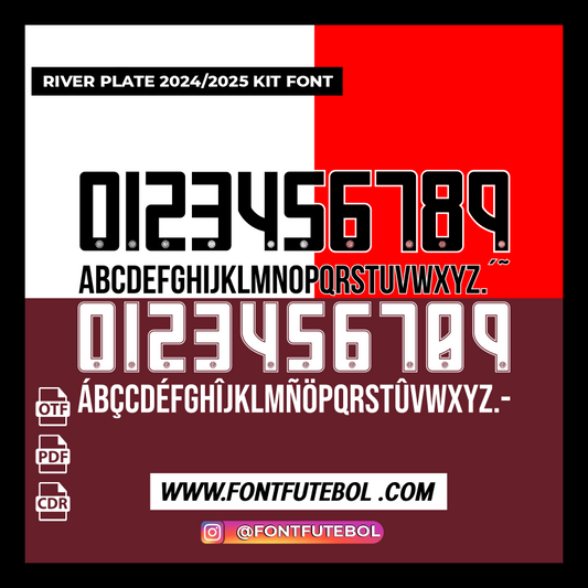 RIVER PLATE 2024 /2025 KIT FONT