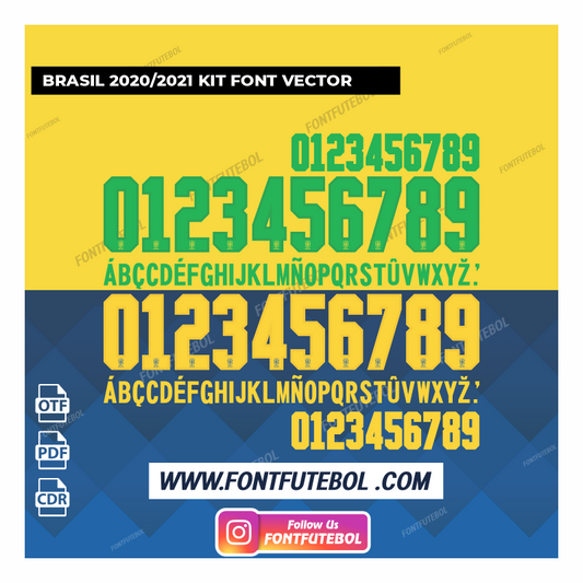 BRASIL 2020/2021 KIT FONT