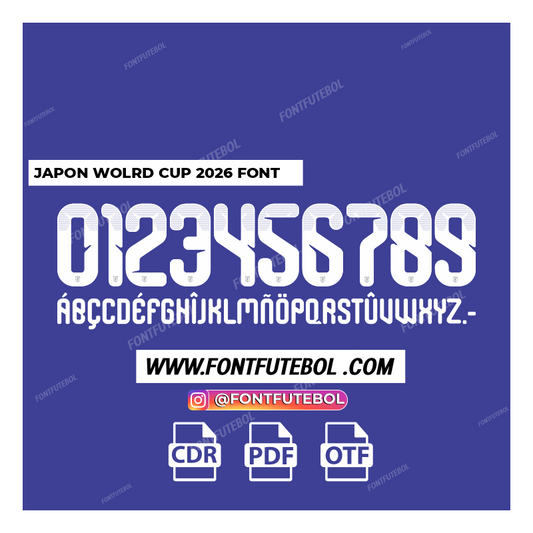 JAPON WORLD CUP 2026 FONT