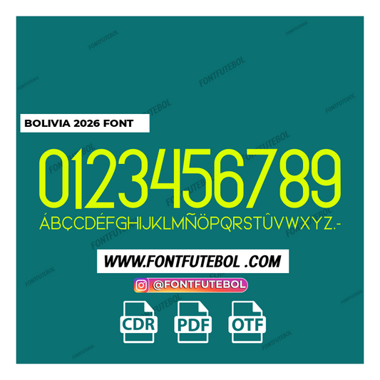 BOLIVIA 2026 FONT