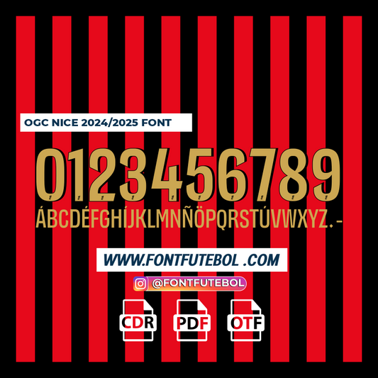 OGC NICE 2024/2025 FONT