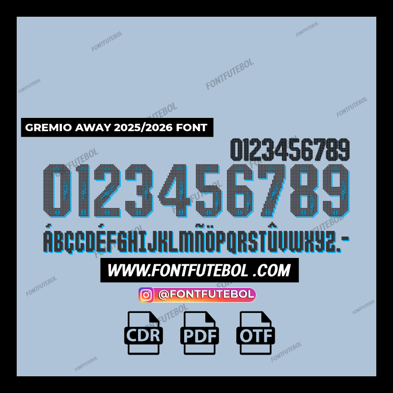 GREMIO AWAY 2025 FONT