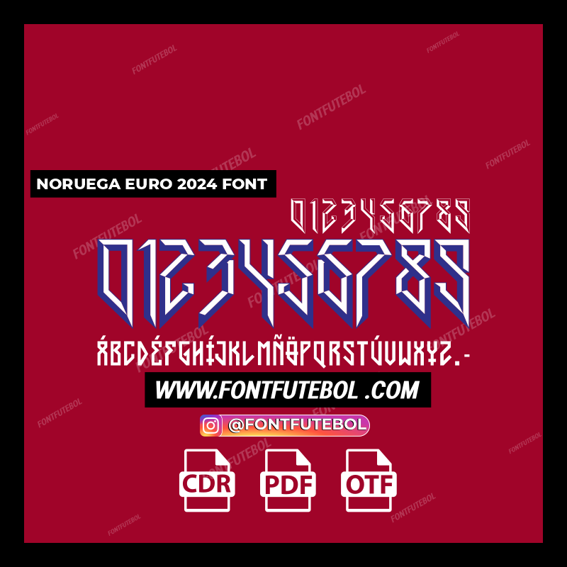 NORUEGA EURO 2024 FONT