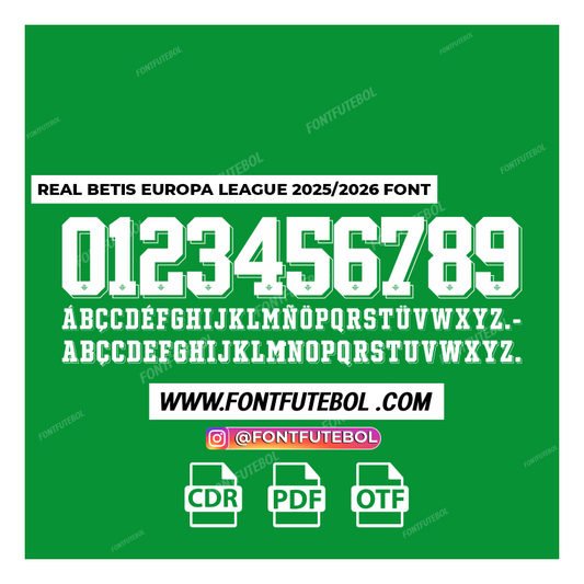 REAL BETIS EUROPA LEAGUE 2025/2026 FONT