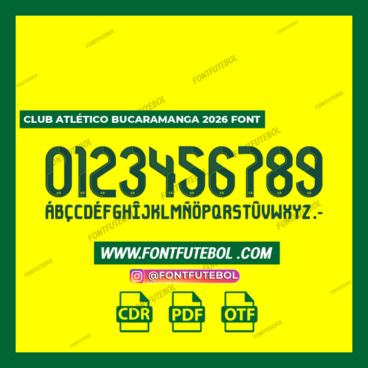 CLUB ATLÉTICO BUCARAMANGA 2026 FONT