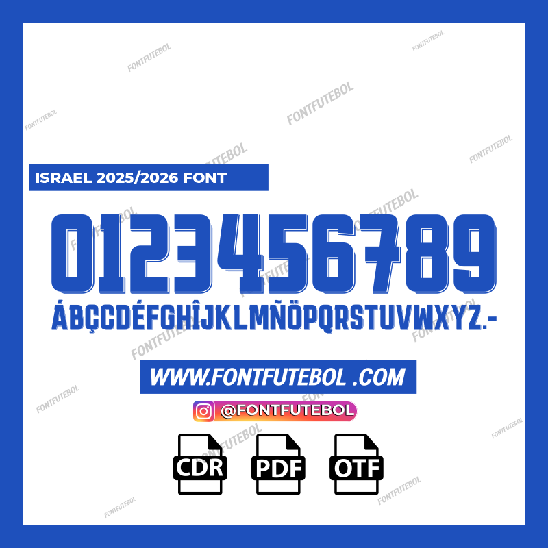 ISRAEL 2025/2026 FONT