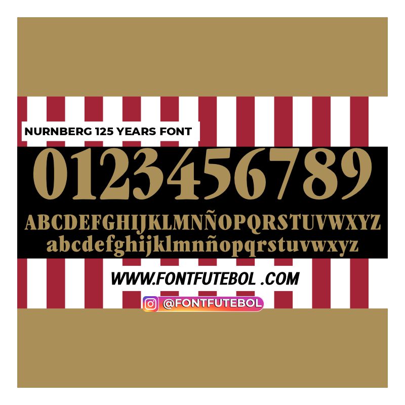 FC NURNBERG 125 YEARS 2025 FONTFONT