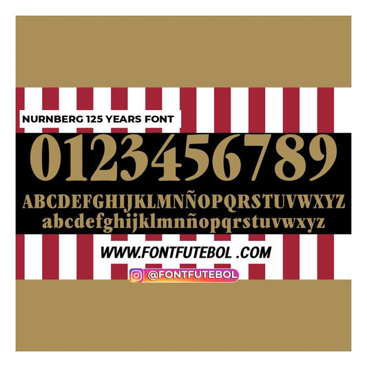 FC NURNBERG 125 YEARS 2025 FONTFONT