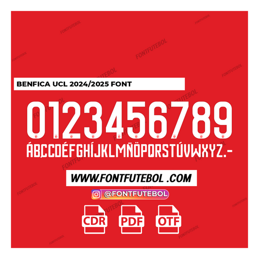 BENFICA UCL 2024/2025 FONT