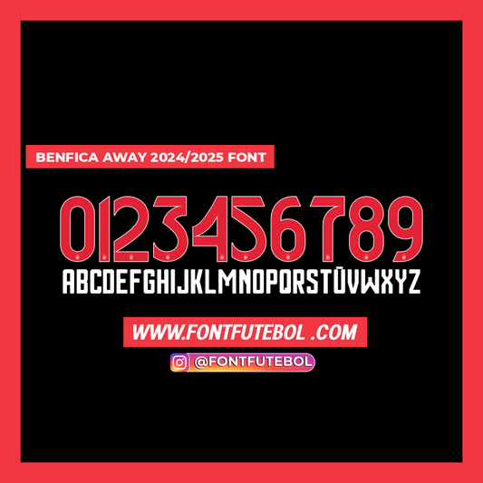 BENFICA AWAY 2024/2025 FONT