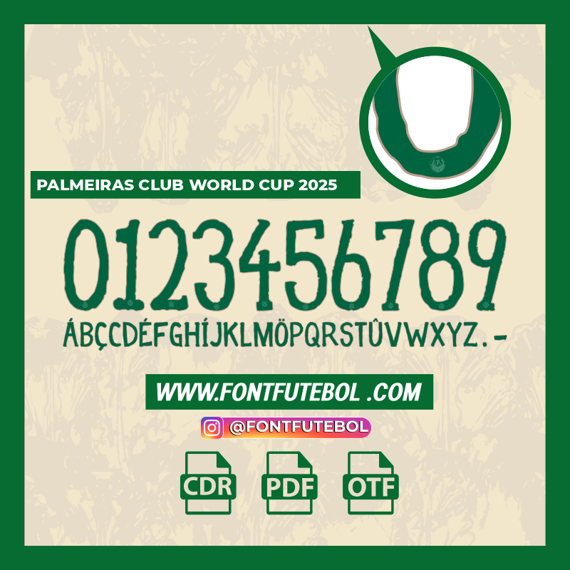 PALMEIRAS CLUB WORLD CUP 2005 FONT