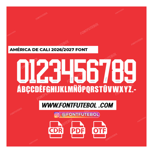 AMÉRICA DE CALI 2026/2027 FONT