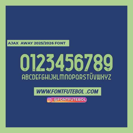 AJAX AWAY 2025/2026 FONT