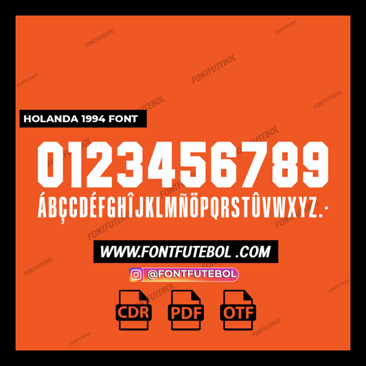 HOLANDA 1994 FONT