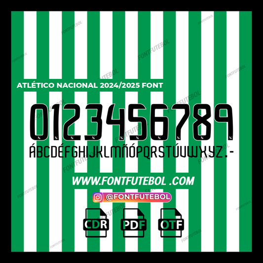 ATLÉTICO NACIONAL 2024/2025 FONT