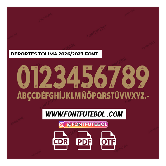 DEPORTES TOLIMA 2026/2027 FONT