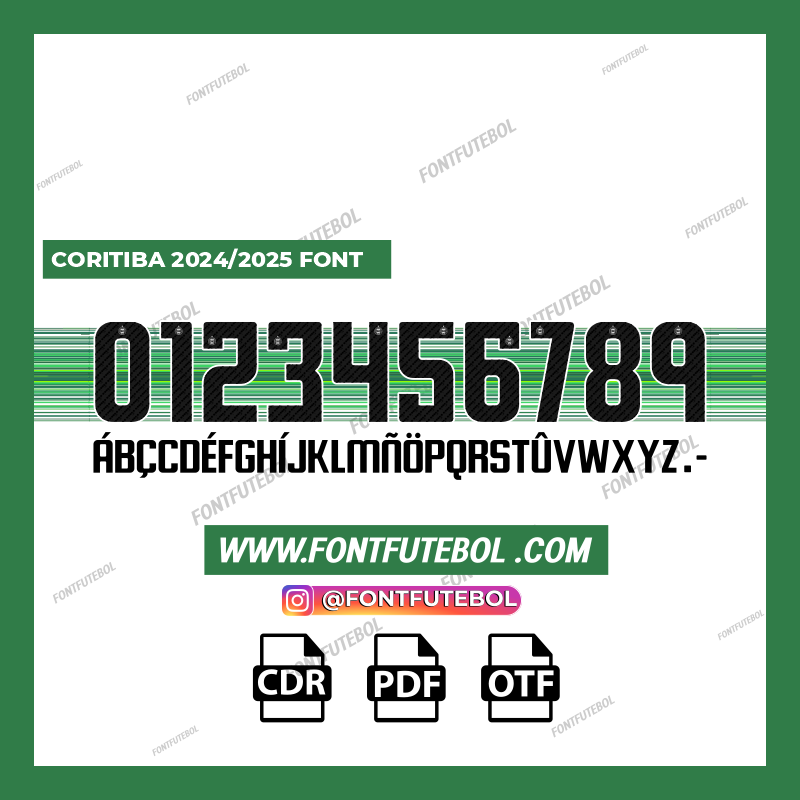 CORITIBA F.C 2024/2025 FONT