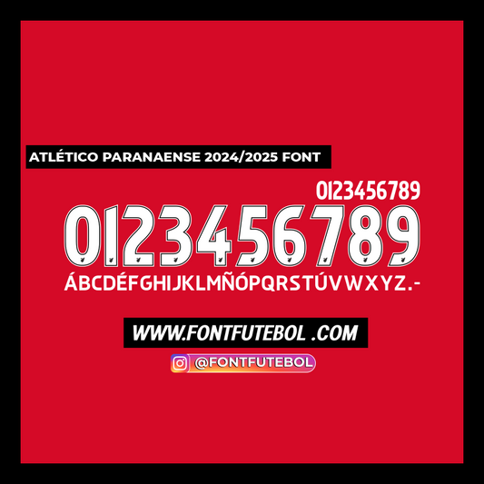 ATLÉTICO PARANAENSE 2024/2025 FONT
