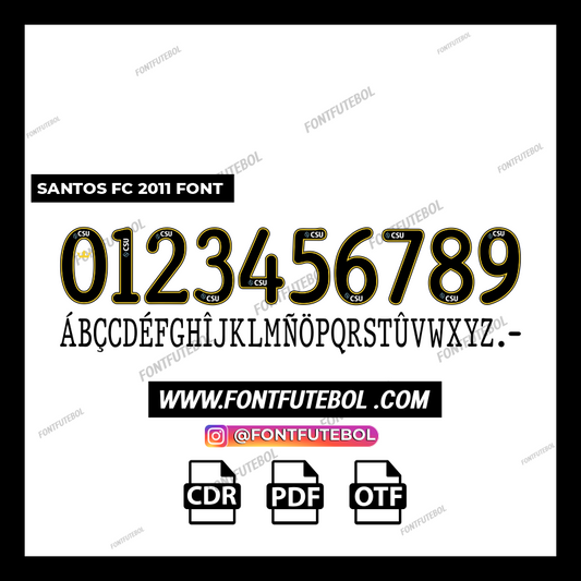 SANTOS FC 2011 FONT