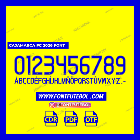 CAJAMARCA FC 2026 FONT