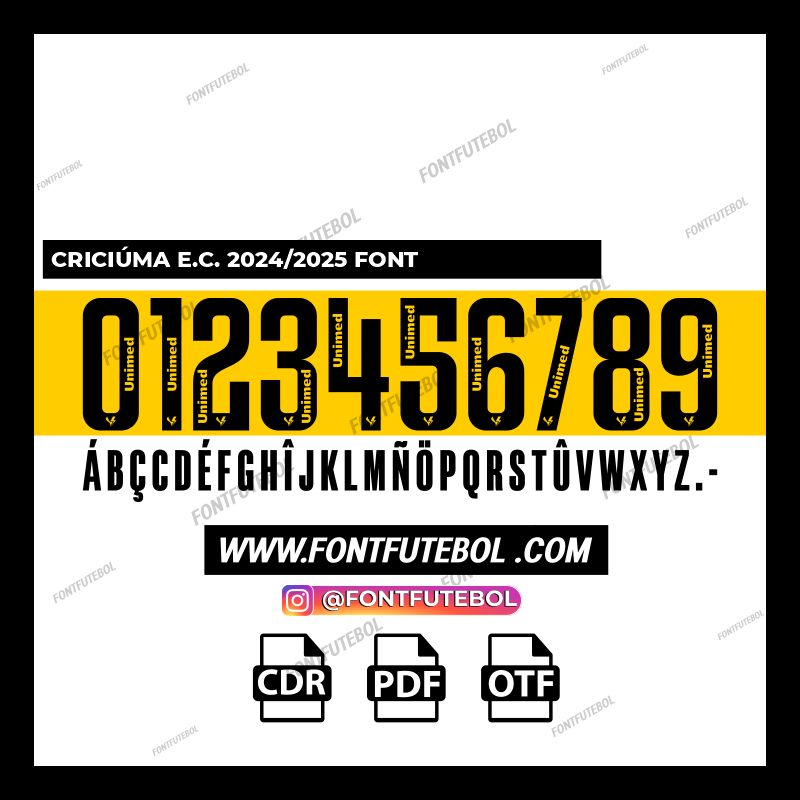 CRICIÚMA E.C. 2024/2025 FONT