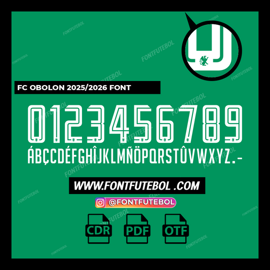 FC OBOLON 2025/2026 FONT
