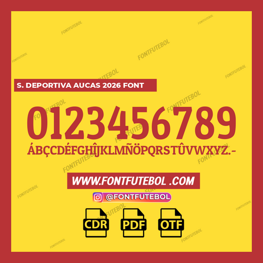 S. DEPORTIVO AUCAS 2026 FONT