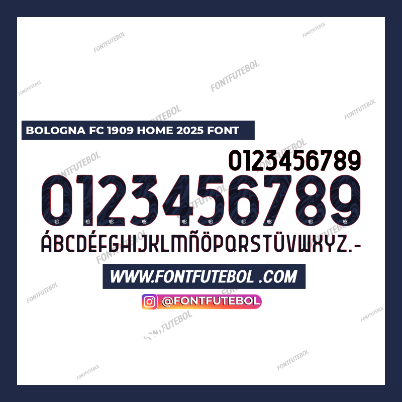BOLOGNA 2024/2025 HOME FONT