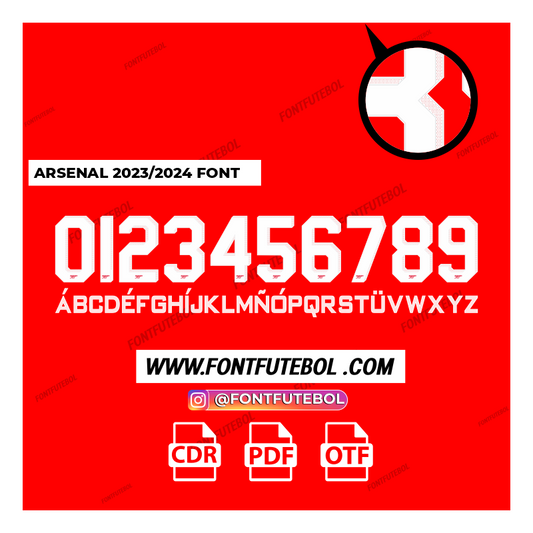 ARSENAL 2023/2024 FONT