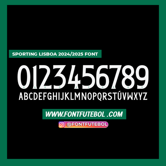 SPORTING LISBON 2024/2025 FONT