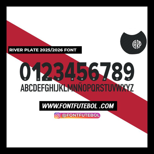 RIVER PLATE 2025/2026 FONT